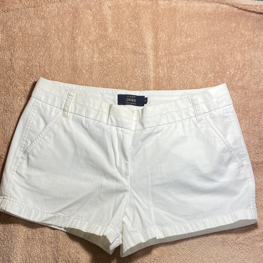 J Crew Women's White Shorts